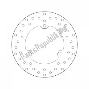 BREMBO 09168407P0 disk 68b407p0 - Bottom side
