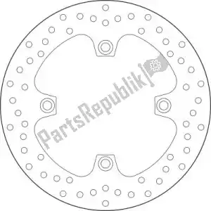BREMBO 09168B407A1 disk 68b407a1 - Bottom side