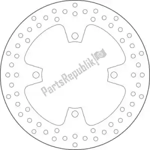 BREMBO 09168B407A3 dysk 68b407a3 - Dół