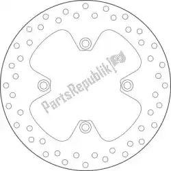 Here you can order the disk 68b407a4 from Brembo, with part number 09168B407A4: