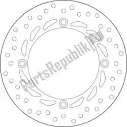 Here you can order the disk 68b407a5 from Brembo, with part number 09168B407A5: