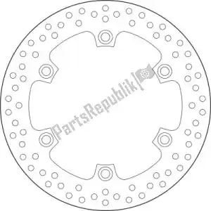 BREMBO 09168B407A6 disco 68b407a6 - Lado inferior