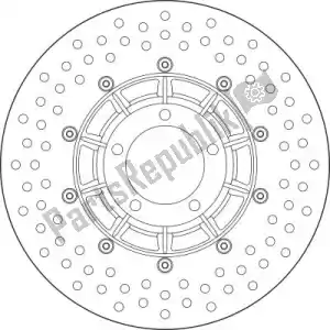 BREMBO 09168B407B1 disque 68b407b1 - La partie au fond