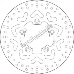 Here you can order the disk 68b407b2 from Brembo, with part number 09168B407B2: