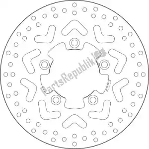 BREMBO 09168B407B2 disk 68b407b2 - Bottom side