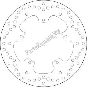 BREMBO 09168B407B7 schijf  68b407b7 - Onderkant