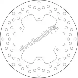 BREMBO 09168B407C9 disk 68b407c9 - Bottom side