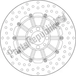 schijf  68b407d3 van Brembo, met onderdeel nummer 09168B407D3, bestel je hier online: