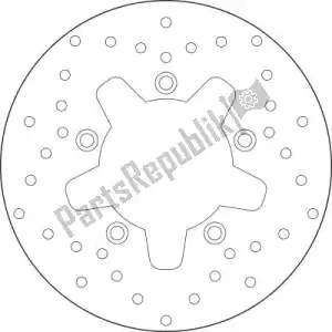BREMBO 09168B407E1 disk 68b407e1 - Bottom side