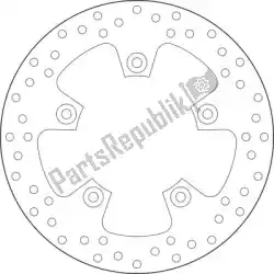 Here you can order the disk 68b407f1 from Brembo, with part number 09168B407F1: