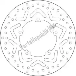 Ici, vous pouvez commander le disque 68b407f7 auprès de Brembo , avec le numéro de pièce 09168B407F7: