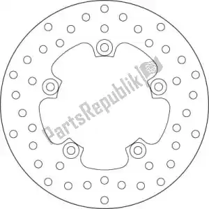 BREMBO 09168B407G2 dysk 68b407g2 - Dół