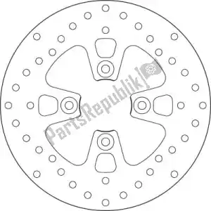 BREMBO 09168B407G3 disque 68b407g3 - La partie au fond