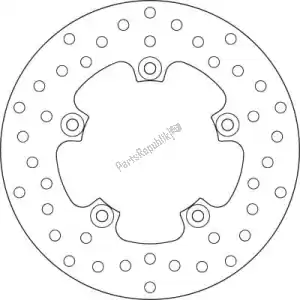 BREMBO 09168B407G6 disk 68b407g6 - Bottom side