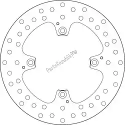 Here you can order the disk 68b407h0 from Brembo, with part number 09168B407H0: