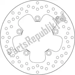 Here you can order the disk 68b407h3 from Brembo, with part number 09168B407H3: