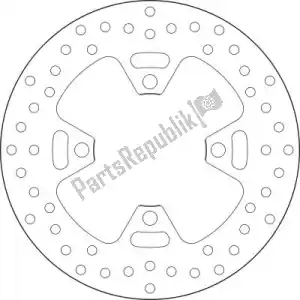 BREMBO 09168B407H6 dysk 68b407h6 - Dół
