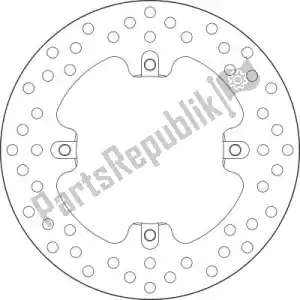 BREMBO 09168B407J2 dysk 68b407j2 - Dół