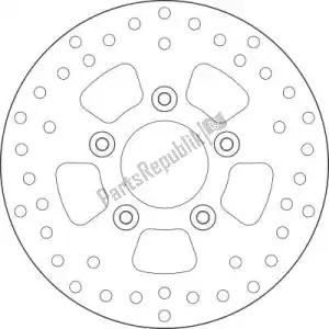 BREMBO 09168B407J4 disk 68b407j4 - Bottom side