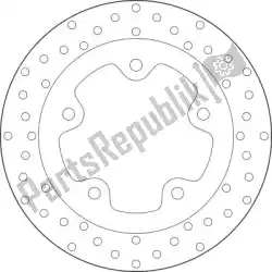 Here you can order the disk 68b407j9 from Brembo, with part number 09168B407J9: