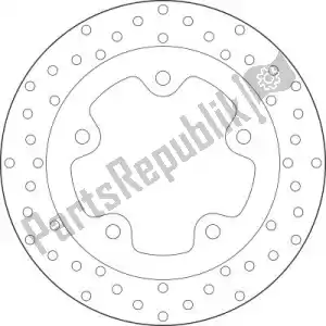 BREMBO 09168B407J9 disk 68b407j9 - Bottom side