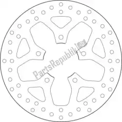 Here you can order the disk 68b407k7 from Brembo, with part number 09168B407K7: