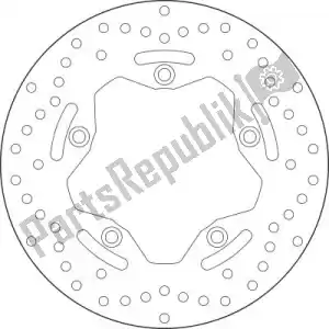 BREMBO 09168B407K9 disk 68b407k9 - Bottom side