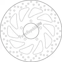 09168B407L3, Brembo, Schijf  68b407l3    , Nieuw