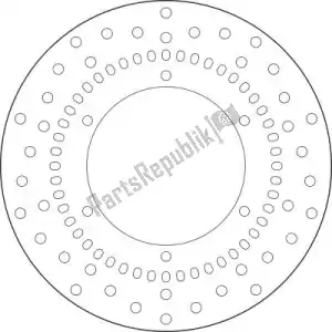 BREMBO 09168B407L6 disk 68b407l6 - Bottom side