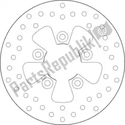 Here you can order the disc 68b407m3 from Brembo, with part number 09168B407M3: