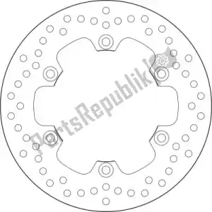 BREMBO 09168B407M5 disk 68b407m5 - Bottom side
