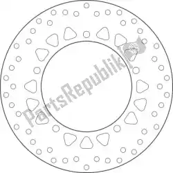 schijf  68b407m7 van Brembo, met onderdeel nummer 09168B407M7, bestel je hier online: