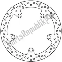 09168B407N2, Brembo, Schijf  68b407n2, oe 4,5 mm thickness    , Nieuw