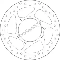 Here you can order the disk 68b407n3 from Brembo, with part number 09168B407N3: