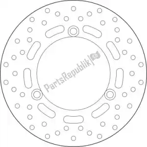 BREMBO 09168407P1 disk 68b407p1 - Bottom side