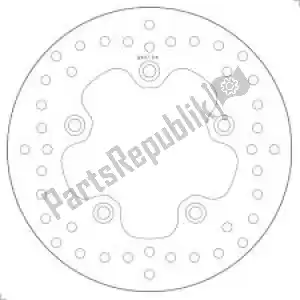 BREMBO 09168B407P4 disk 68b407p4 - Bottom side