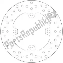 Here you can order the disk 68b407p8 from Brembo, with part number 09168B407P8: