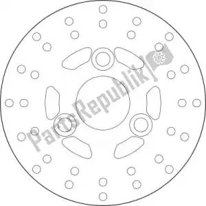 BREMBO 09168B40710 disk 68b40710 - Bottom side