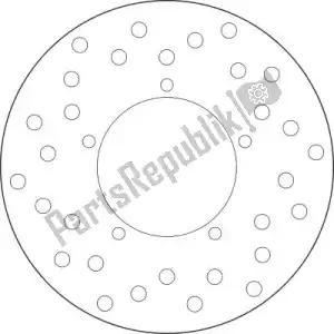 BREMBO 09168B40713 disk 68b40713 - Bottom side
