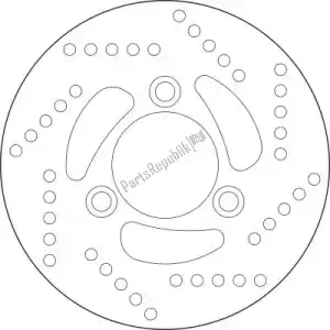 BREMBO 09168B40714 disk 68b40714 - Bottom side