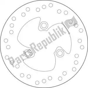 BREMBO 09168B40716 disque 68b40716 - La partie au fond