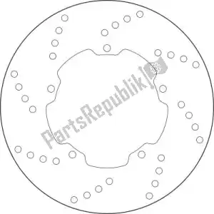 BREMBO 09168B40723 disk 68b40723 - Bottom side