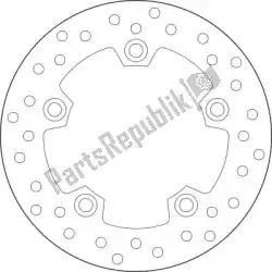 Here you can order the disk 68b40727 from Brembo, with part number 09168B40727: