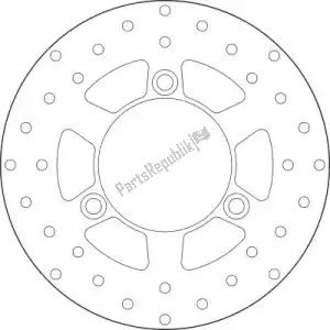 BREMBO 09168B40729 disque 68b40729 - La partie au fond