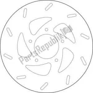 BREMBO 09168B40730 disk 68b40730 - Bottom side