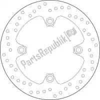 09168B40740, Brembo, Disque 68b40740    , Nouveau