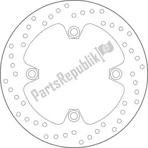 BREMBO 09168B40740 disk 68b40740 - Bottom side