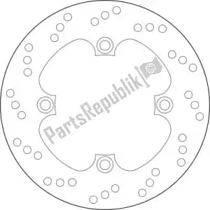 BREMBO 0916840749 schijf  68b40749 - Onderkant