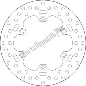 BREMBO 09168B40752 disco 68b40752 - Lado inferior