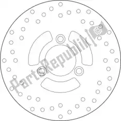 Here you can order the disk 68b40757 from Brembo, with part number 09168B40757: